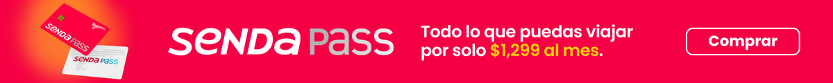Senda Pass ya disponible viaja todo lo que quieras en 30 días por 1299 mxn