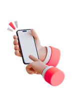 icono de mano sosteniendo un smartphone